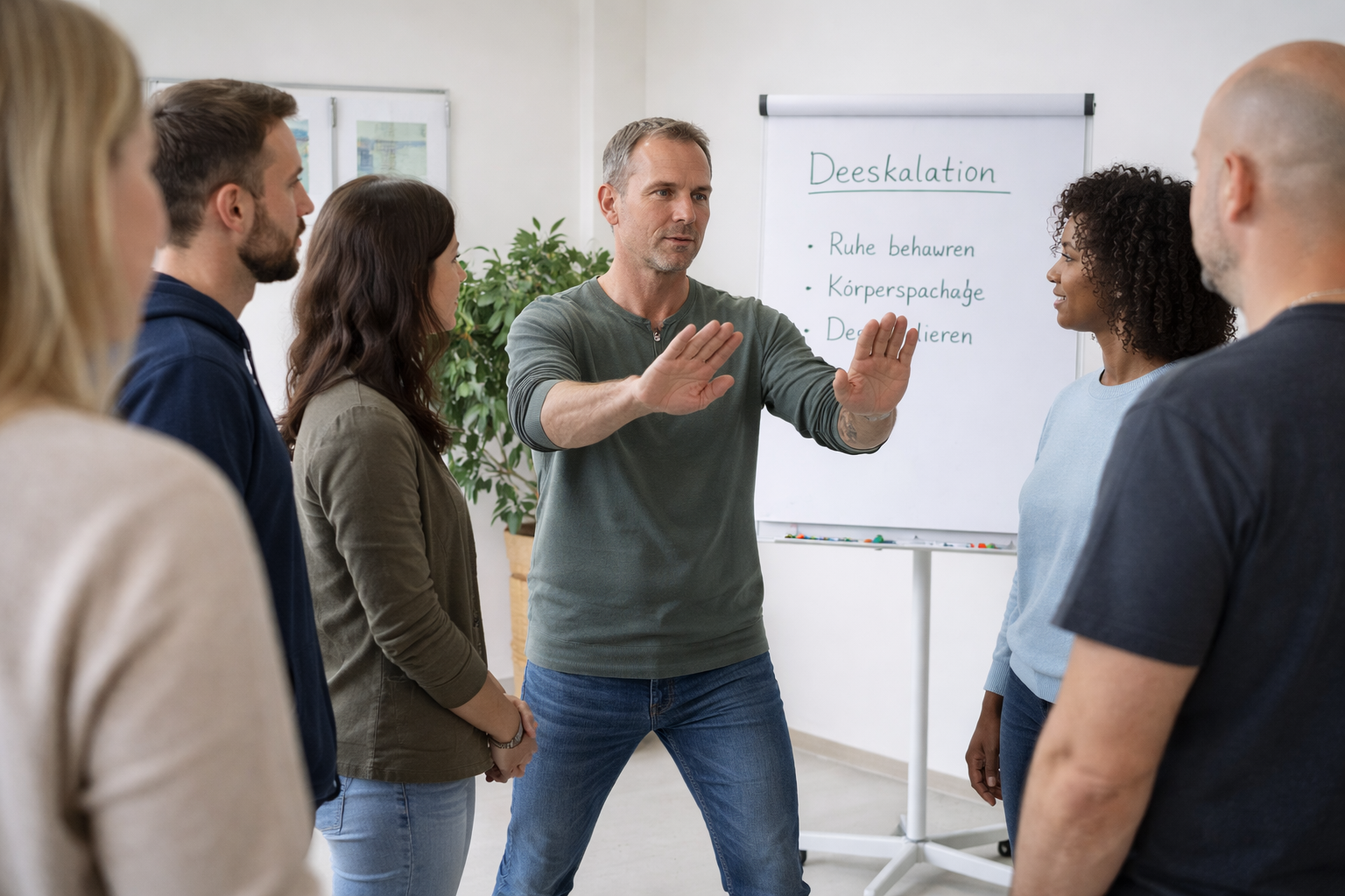 Deeskalationstraining für Behörden – Praxistraining Körpersprache